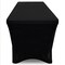 Lann's Linens - Fitted Stretch Tablecloth for Rectangular Table - Wedding / Banquet / Trade Show - Spandex Cloth Fabric Cover